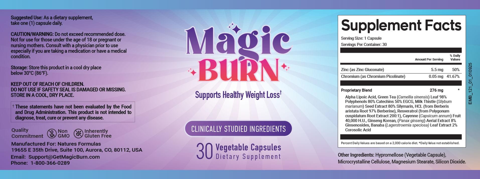 MagicBurn Label